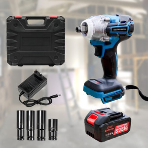 ST Mesin Bor Electric Wrench Dengan 1 Baterai & 2 Baterai 1 Charger