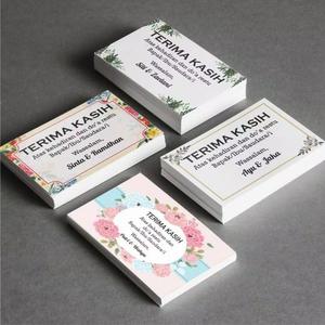 Katalog Custom Kartu Souvenir Wedding Thanks Card Ucapan Terima Kasih Katalog.or.id Katalog Custom Kartu Souvenir Wedding Thanks Card Ucapan Terima Kasih Katalog.or.id