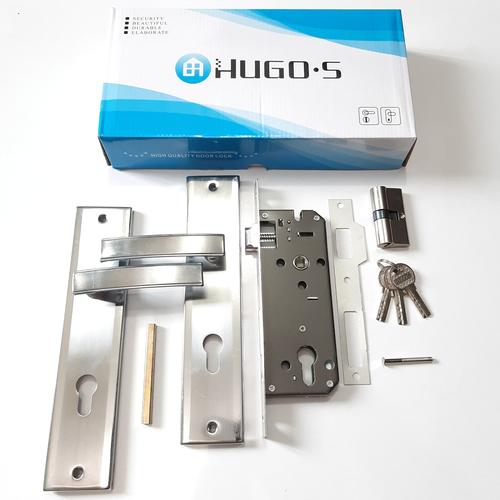 Foto Produk Handle pintu + Kunci Pintu Asli 25cm KOMPLIT / Gagang Tarikan Rumah dari Maha jaya 889