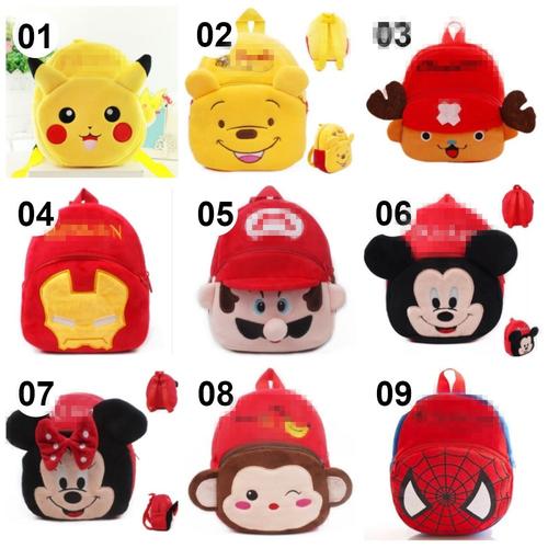 Foto Produk Tseloop-T31 Tas Ransel Anak Karakter Tas Punggung Backpack Anak - PART B, 03 dari Tseloop Mall