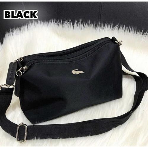 Foto Produk Tas Lacoste Sling Nylon - Hitam dari IDOLA STORE