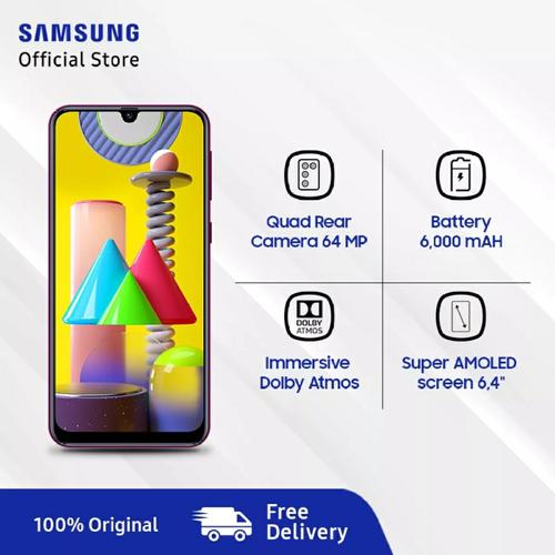 Foto Produk Samsung Galaxy M30s 4/64 4gb 64gb Garansi Resmi - Biru dari Bergas Gadget