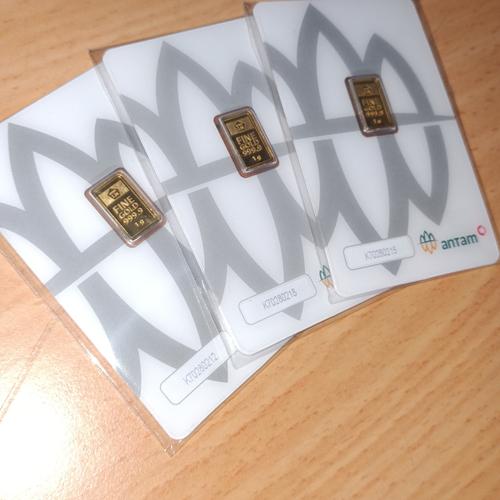 Foto Produk Logam Mulia ANTAM 1 gram Emas 24K dari Kilauberkah