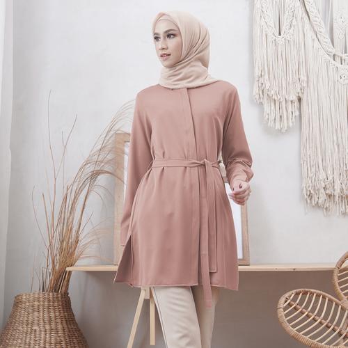 Foto Produk Wulfi Atasan Kemeja Tunik Adem Centalope - Ukuran 2 L-XL dari Wulfi
