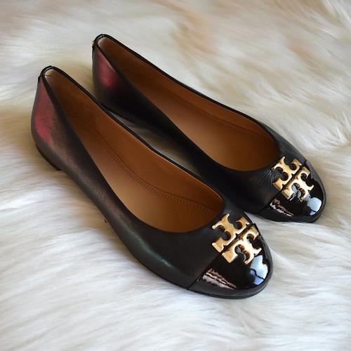 tory burch everly cap toe ballet flat