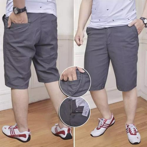 Foto Produk celana chino pendek pria harga spesial sangat terjangkau - Abu-abu, 27 dari puak lapak2