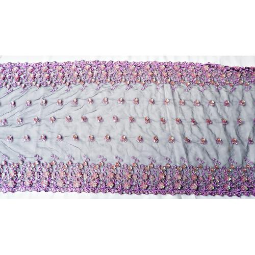 Foto Produk Selendang/Kerudung Pengantin Full Payet Handmade Ungu Lavender Premium dari jakahong studio