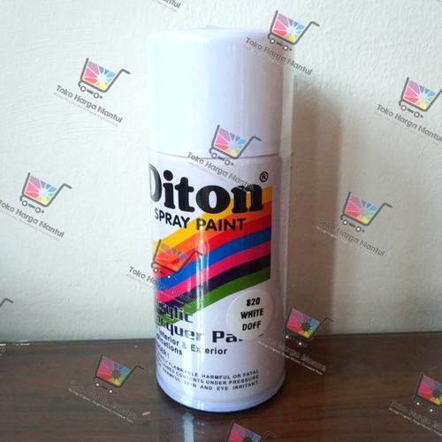 Foto Produk Cat semprot pylox / pilok Diton 300CC (820) White doff ( putih doff ) dari Toko Harga Mantul