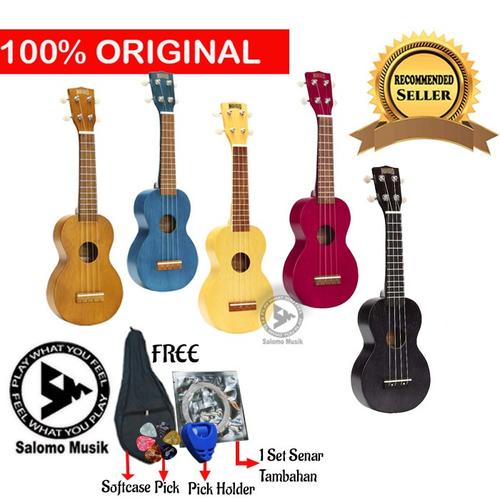 Foto Produk Ukulele Mahalo Soprano 21" + Softcase Varian Warna - Hitam dari Salomo Musik