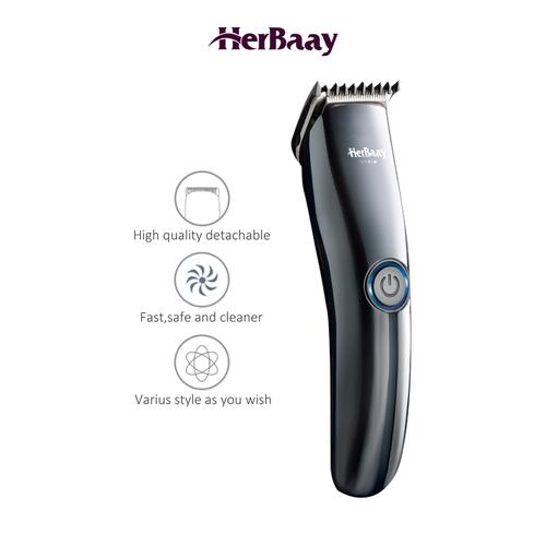 Foto Produk Mesin Cukur Rambut Clipper Hair Multifunctional Charge - Hitam dari HerBaay official Store