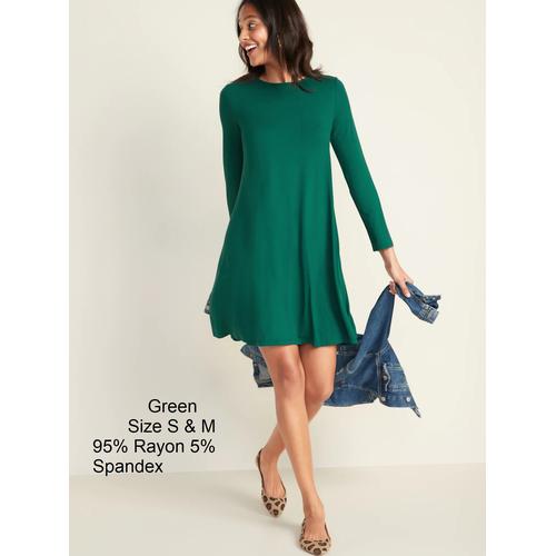 Jual Long Sleeve Dress/Tunic Green By 