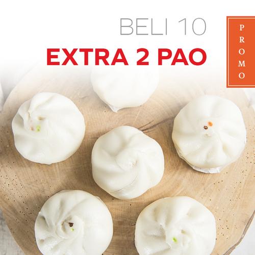 Foto Produk PROMO BAKPAO / Beli 10 Extra 2 / Bakpao Frozen / Pao Halal - Frozen dari BAKMI MIPOLO