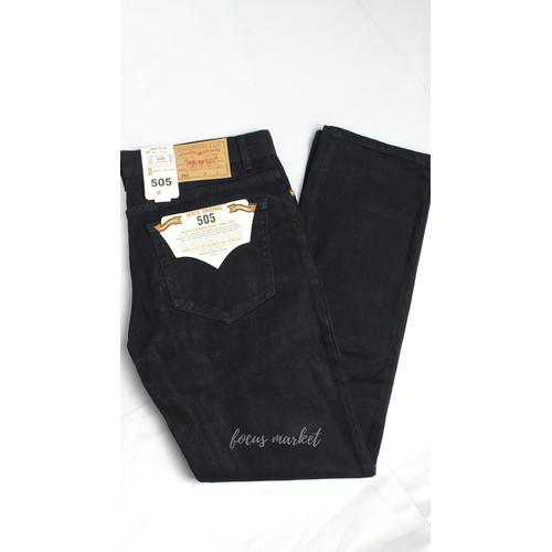 Foto Produk celana jeans hitam pria/denim hitam pria/reguler fit/standar hitam - Hitam, 27 dari Focus jeans store