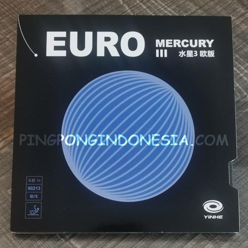 Foto Produk Yinhe Mercury III Euro - Rubber Karet Pingpong Tenis Meja Rubber 3 Bet - Soft Hitam dari PingPongIndonesia