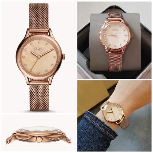 Jual Jam Fossil BQ3392 Laney rosegold 