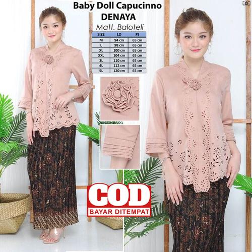 Foto Produk Atasan kebaya coklat / Kebaya modern / kebaya denaya capucinno - XXL dari SL Collection2