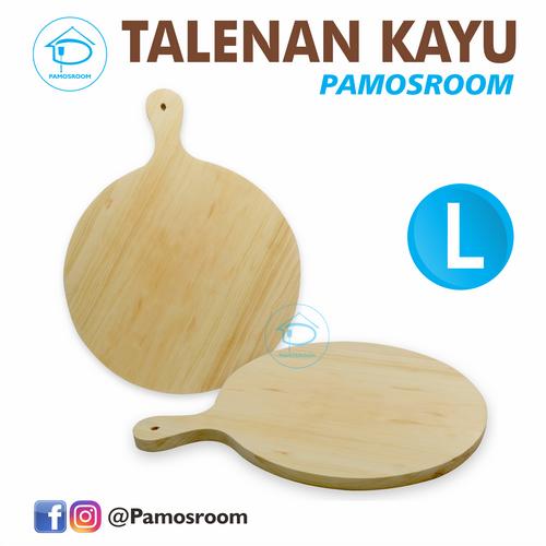 Gambar Pamosroom Talenan Kayu Pinus Wooden Cutting Board Talenan Pizza Large dari Pamosroom Living Jakarta Utara Tokopedia
