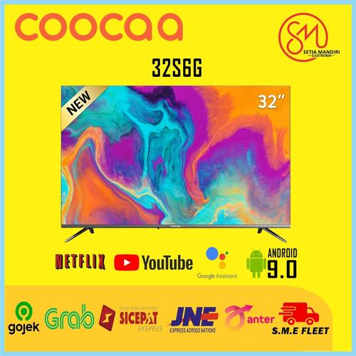 Gambar COOCAA 32S6G LED TV 32 Inch HD Smart Android 9.0 Ready Netflix Youtube dari Setia Mandiri Elektronik Jakarta Barat Tokopedia