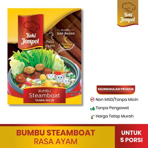 Foto Produk Koki Jempol Bumbu Steamboat NON MSG/No Added MSG dari Koki Jempol