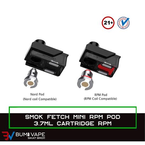 Foto Produk CARTRIDGE AUTHENTIC FETCH MINI RPM / NORD - CATRIDGE NO COIL ORIGINAL - NORD dari bumivape
