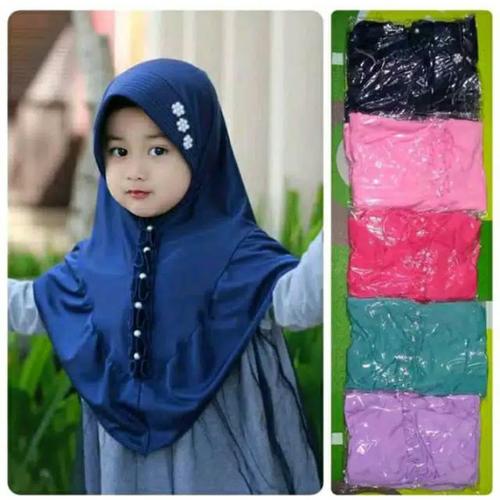 Foto Produk JILBAB HIJAB KERUDUNG ANAK TK MURAH INSTAN MOTIF DASMUT - Ungu dari RICHIESTO ID