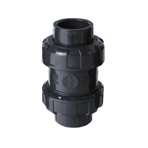 Gambar Sanking UPVC True Union Ball Check Valve 3/4" DN20 dari INVALTECH Jakarta Barat Tokopedia