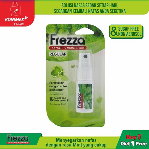 Foto Produk Frezza Antisepctic Mouthspray Regular 1+1 Segarkan Nafas Anda dari Konimex Store