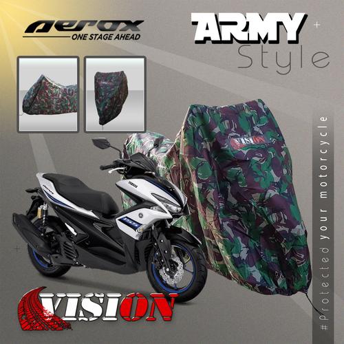 Jual Sarung Motor Aerox Army Cover Motor Nmax Pcx Adv Motif Army Loreng