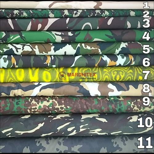 Foto Produk Kain Loreng Army Ripstop Twill per 50cm dari kainara store