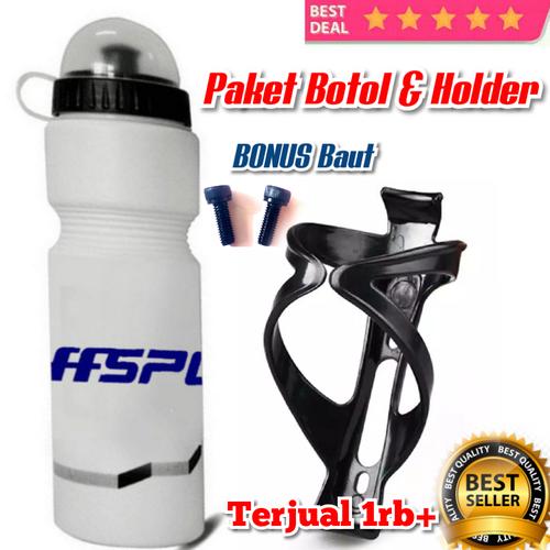 Foto Produk Holder Botol Sepeda Dan Botol Minum Sepeda - Putih dari Sandi Media