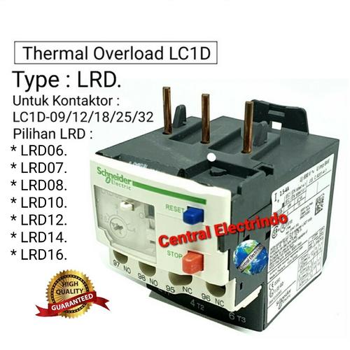 Foto Produk THERMAL OVERLOAD LRD.. dari central electrindo