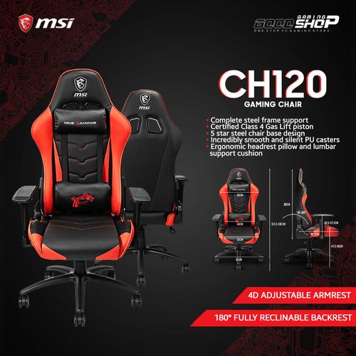 Foto Produk MSi MAG CH120 - Gaming Chair dari GOODGAMINGM2M