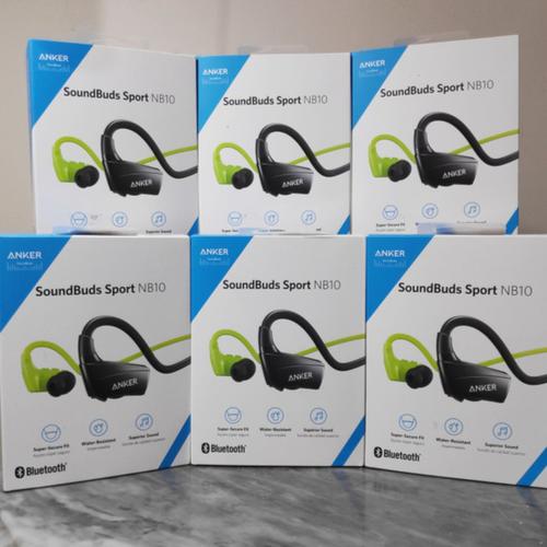 Foto Produk Headset Anker SoundBuds Sport NB10 Bluetooth Wireless Earphone - Black Green dari Gadget Store GS