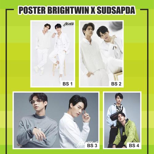 Jual POSTER BRIGHTWIN X SUDSAPDA THAILAND BRIGHT VACHIRAWIT WIN