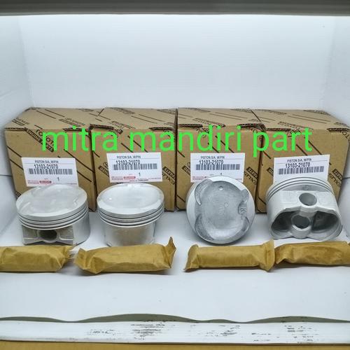Foto Produk PISTON SET TOYOTA YARIS VIOS OVZ STD 0.25 0.50 dari jaya makmur auto