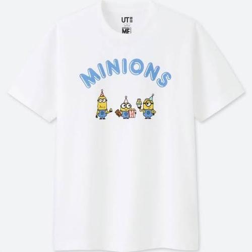 Jual Kaos Uniqlo Minion White - Jakarta 