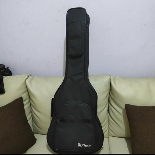 Foto Produk Tas gitar junior 3/4 busa tebal 8mm Merek DR MUSIC/SEMI HARDCASE dari Aurel music shops