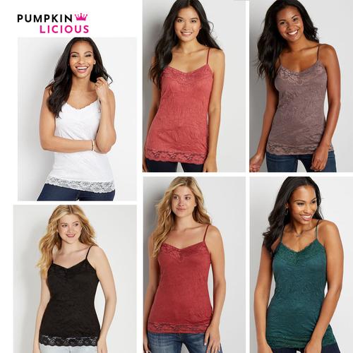 Gambar Pumpkin Lace Wrinkled Cami Tank Top Tanktop Wanita Ready uk XS - XXL - random xs dari pumpkinlicious Kab. Tangerang Tokopedia