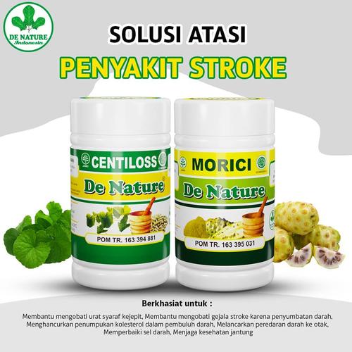 Foto Produk Obat Stroke-struk-Lumpuh Sebelah Darah Tinggi Vertigo Herbal De Nature dari Griya Denature