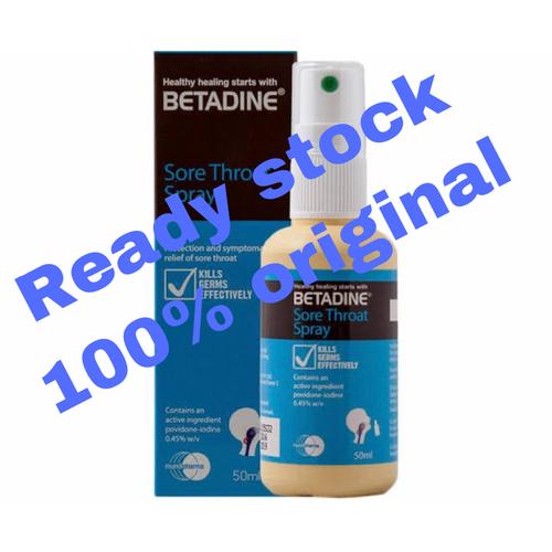 Foto Produk Betadine Sore Throat Spray 50ml original dari KKN <Kedaiku Nikmat>