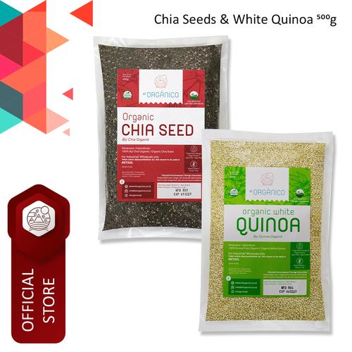 Foto Produk Chia Seed & White Quinoa Organic El Organico 500gr (Mix Pack) dari ELorganico