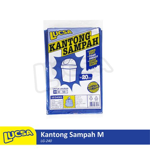 Foto Produk Lucsa Kantong Sampah M 30-50L - Plastik Sampah Bin Liner Garbage Bag dari Lucsa Indonesia
