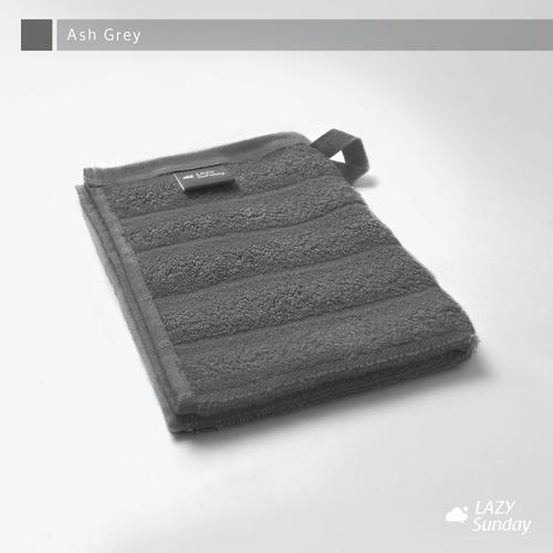 Foto Produk Handuk Kecil / Handuk Muka / Face Towel 30x40 cm - LAZY Sunday - - Ash Grey dari LAZY Sunday Store