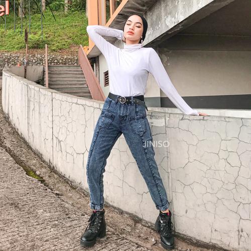 Foto Produk JINISO - HW Boyfriend Jeans 751 - 761 SLAYING BABE dari JINISO.ID
