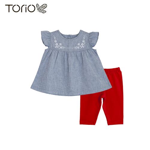 Foto Produk Baju Anak Perempuan Torio Vintage Outwear Set - 6-9 bulan dari Torio