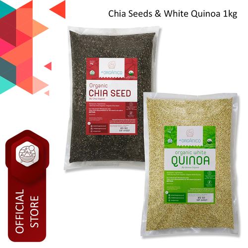 Foto Produk Chia Seed & White Quinoa Organic El Organico 1Kg (Mix Pack) dari ELorganico
