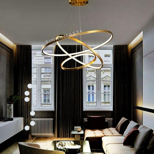 Jual Modern Ring LED 3 Tier 80cm 