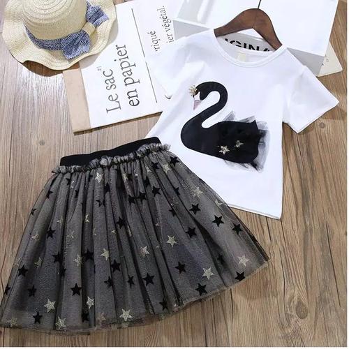 Foto Produk Setelan rok tutu FLaminggo Import, baju anak Import 1set, pakaian anak dari Minochi shop