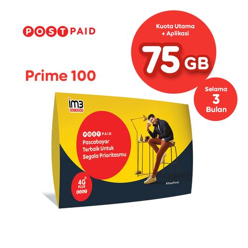 Foto Produk IM3 OOREDOO - PASCABAYAR PRIME 100 (3 BULAN) dari IM3 Ooredoo