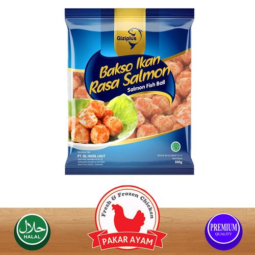 Foto Produk GIZIPLUS SALMON FISH BALL / BAKSO IKAN SALMON KUALITAS PREMIUM - 500 gram dari Pakar Ayam